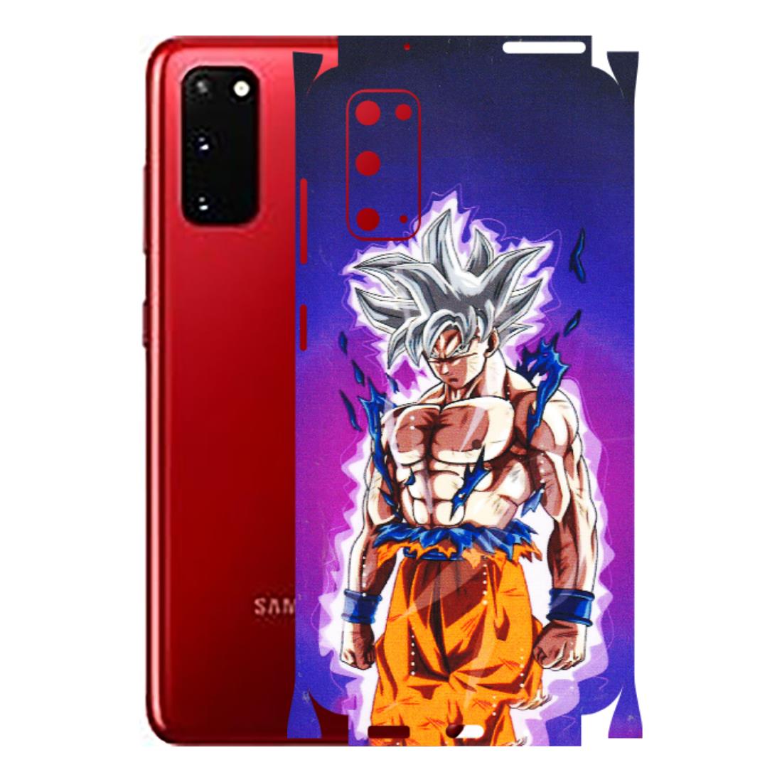 Samsung A/S Series Phone Skins (All Models) - Goku Purple Anime - 3D Embossed Finish (L-147) Samsung Galaxy S20