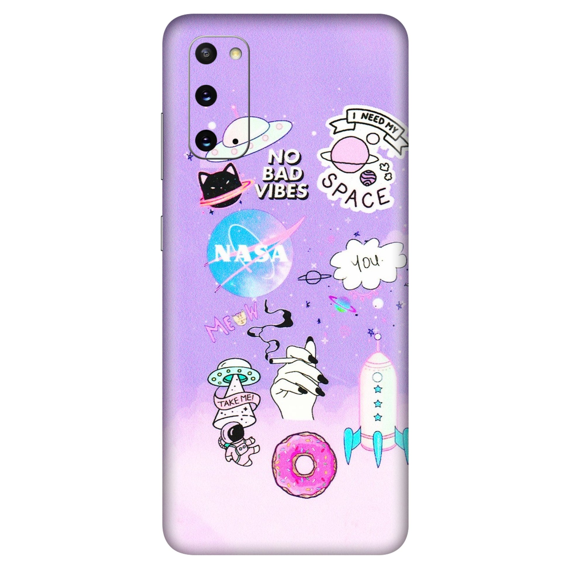 Samsung A/S Series Phone Skins (All Models) - I Need My Nasa Skin - 3D Embossed Finish (L-149) Samsung Galaxy S20