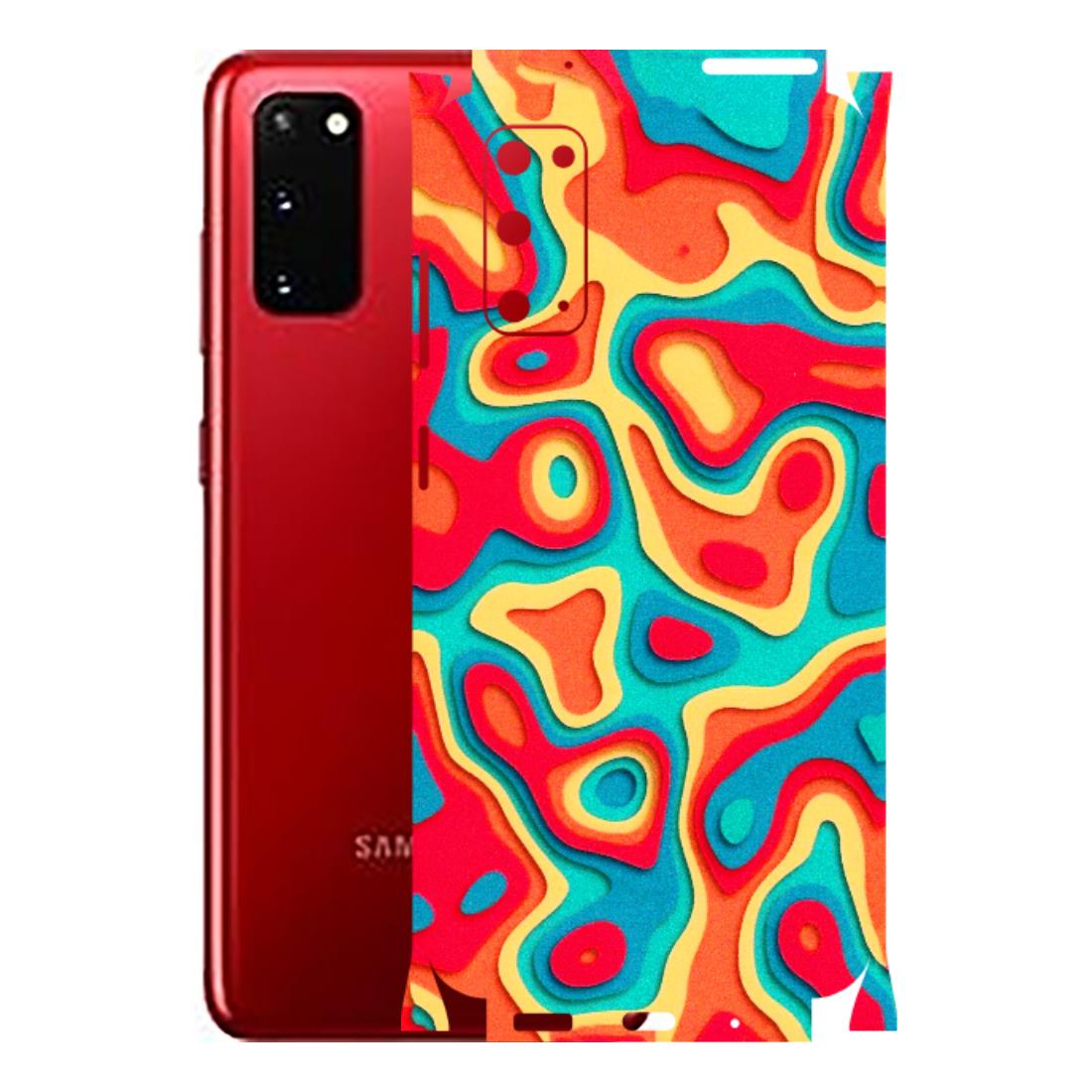 Samsung A/S Series Phone Skins (All Models) - Abstract Swirl - 3D Embossed Finish (L-150) Samsung Galaxy S20