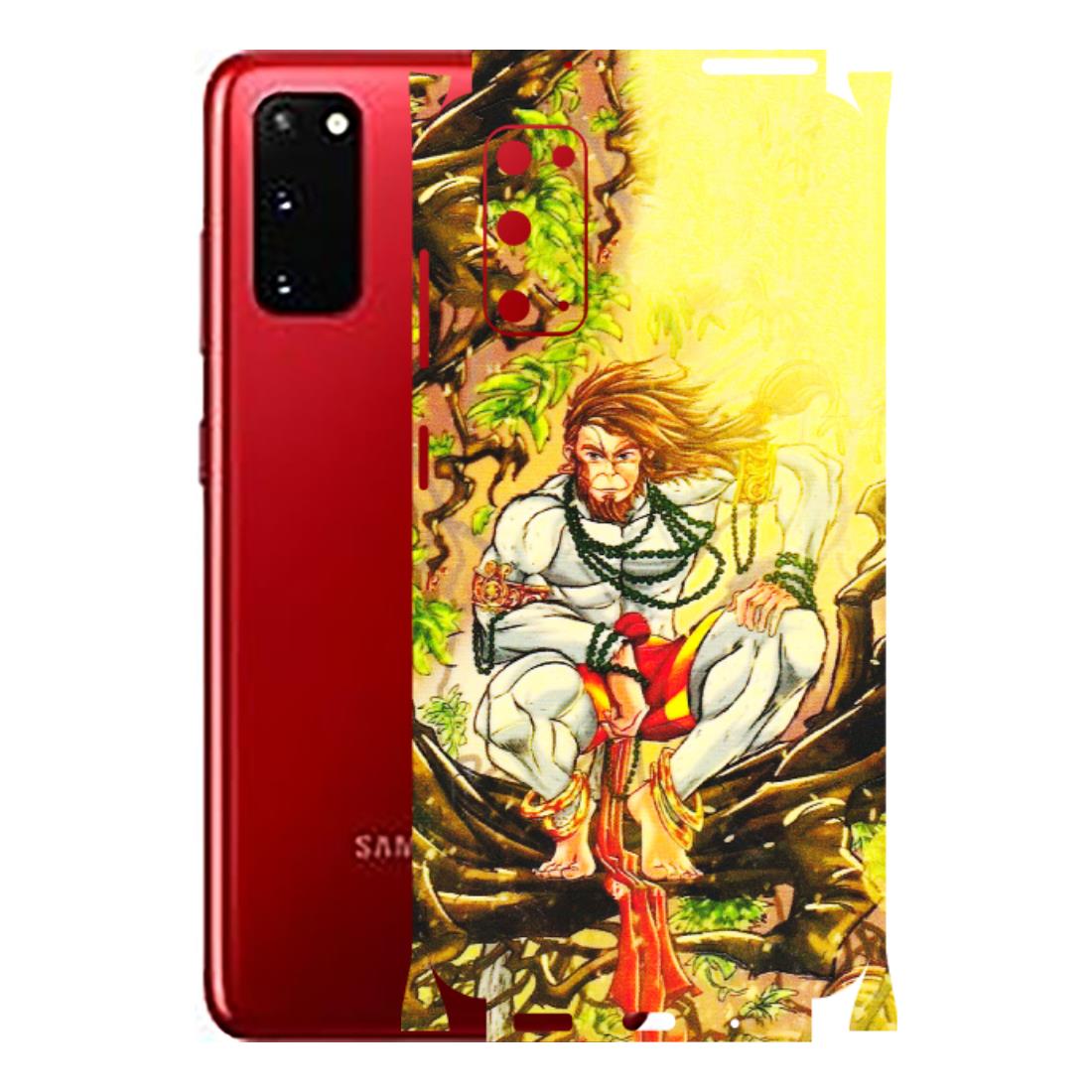 Samsung A/S Series Phone Skins (All Models) - Lord Hanuman - 3D Embossed Finish (L-152) Samsung Galaxy S20