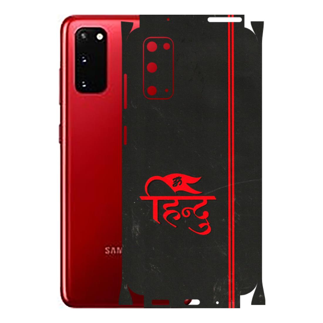 Samsung A/S Series Phone Skins (All Models) - Hindu Black - 3D Embossed Finish (L-153) Samsung Galaxy S20