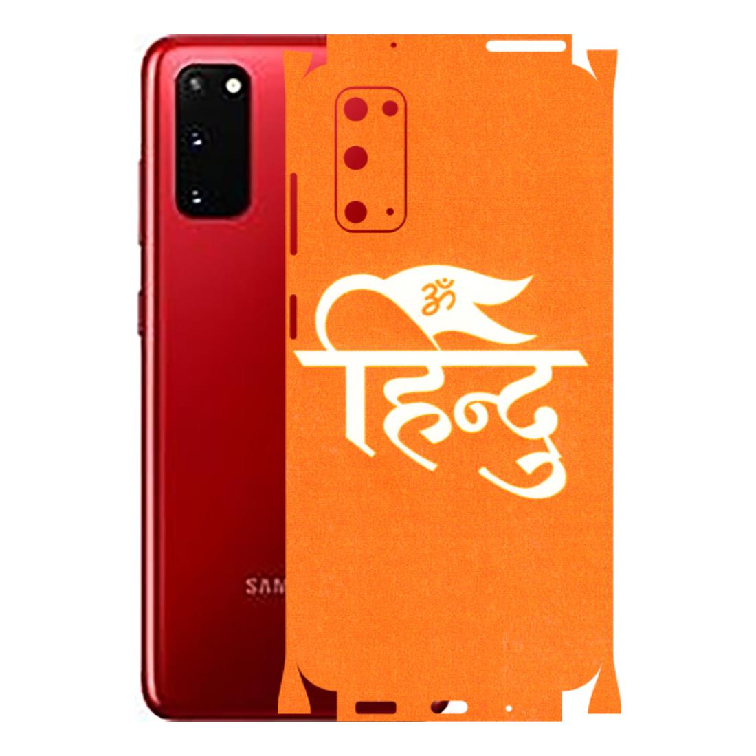 Samsung A/S Series Phone Skins (All Models) - Hindu Kesari - 3D Embossed Finish (L-154) Samsung Galaxy S20