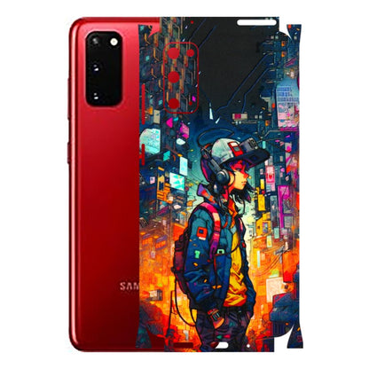 Samsung A/S Series Phone Skins (All Models) - Street Anime Guy - 3D Embossed Finish (L-158) Samsung Galaxy S20