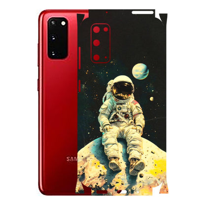 Samsung A/S Series Phone Skins (All Models) - Astronaut in Space - 3D Embossed Finish (L-16) Samsung Galaxy S20