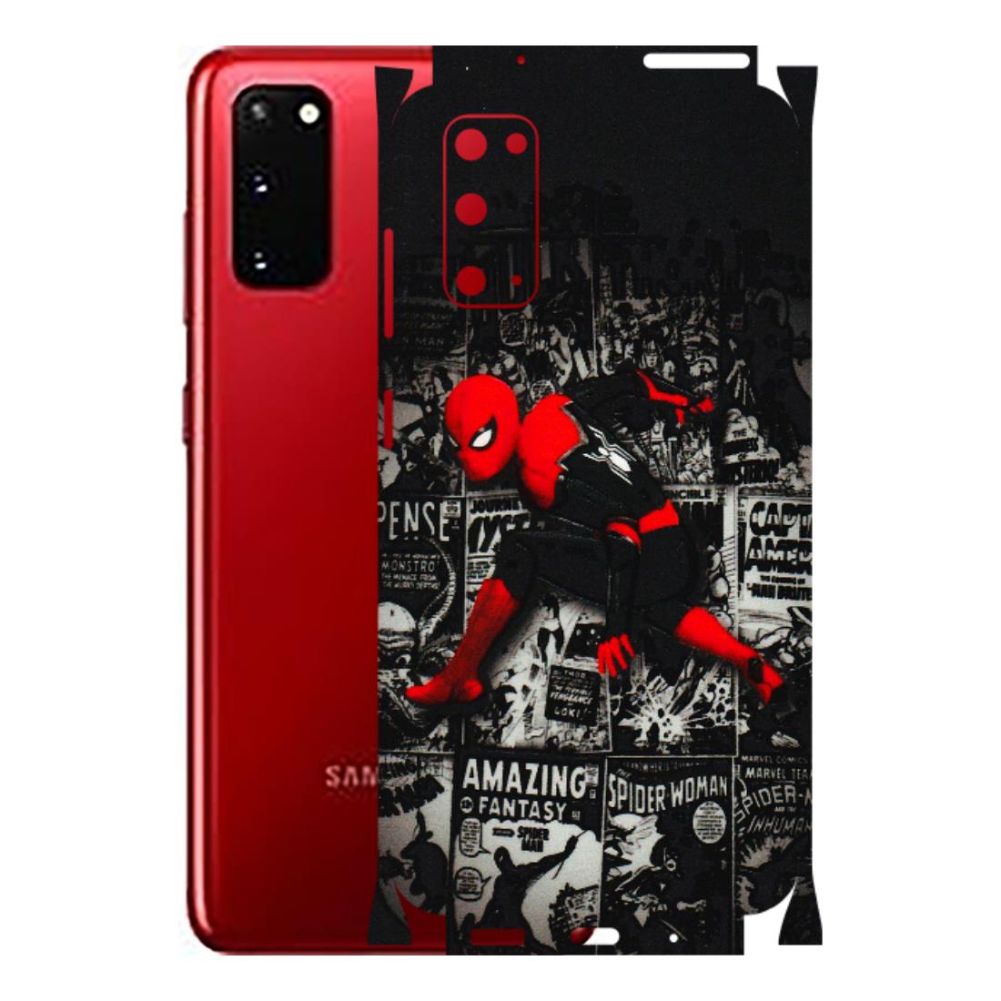 Samsung A/S Series Phone Skins (All Models) - SpiderMan New - 3D Embossed Finish (L-162) Samsung Galaxy S20