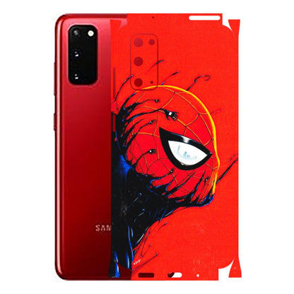 Samsung A/S Series Phone Skins (All Models) - Spiderman Face Venom - 3D Embossed Finish (L-165) Samsung Galaxy S20