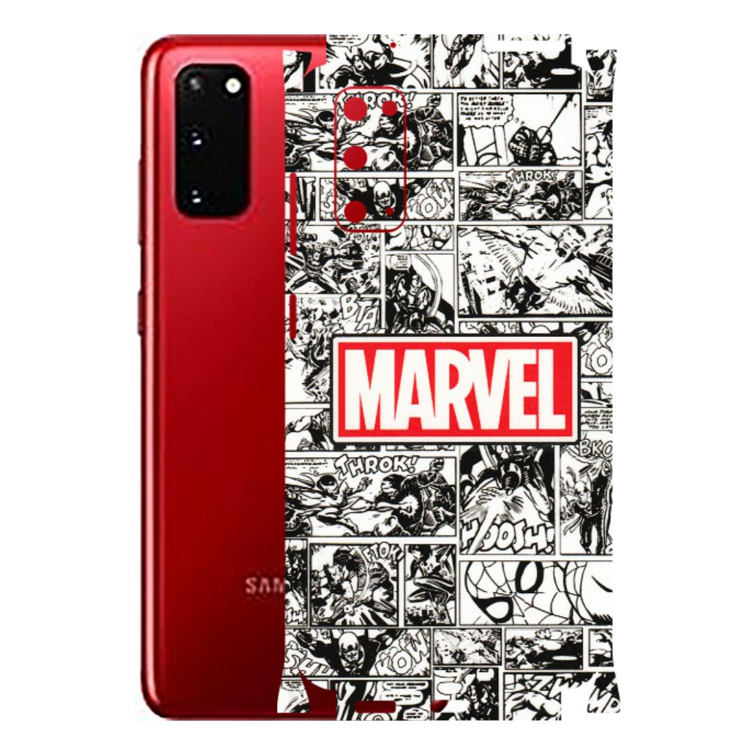 Samsung A/S Series Phone Skins (All Models) - Marvel Comic - 3D Embossed Finish (L-171) Samsung Galaxy S20
