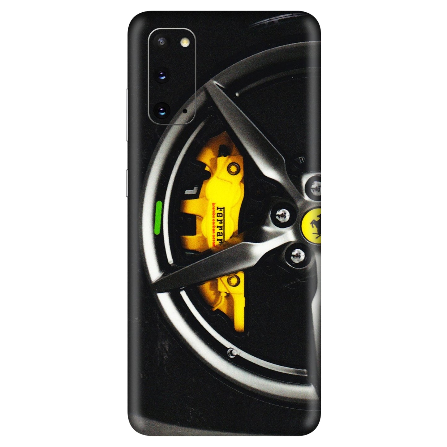 Samsung A/S Series Phone Skins (All Models) - Ferrari Wheel Alloy - 3D Embossed Finish (L-173) Samsung Galaxy S20