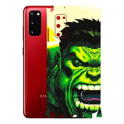 Samsung A/S Series Phone Skins (All Models) - Hulk - 3D Embossed Finish (L-180) Samsung Galaxy S20