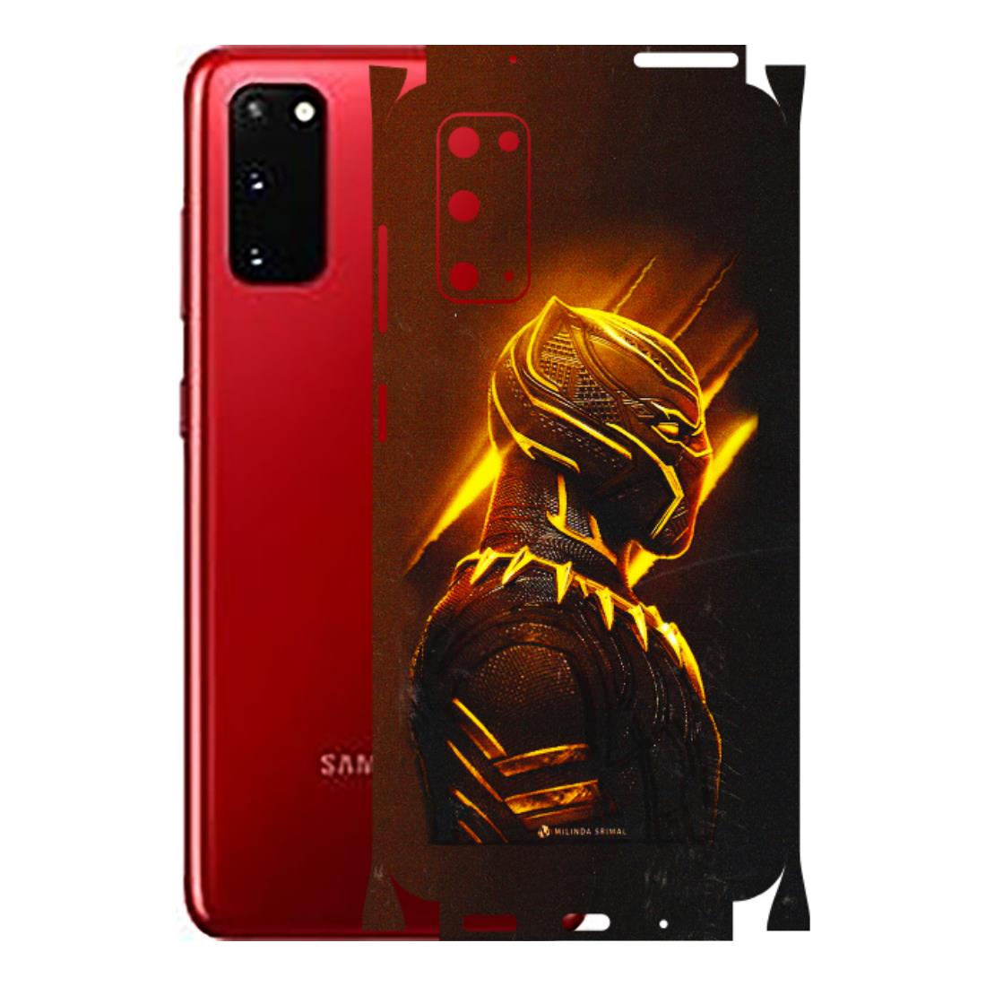 Samsung A/S Series Phone Skins (All Models) - Gold Black Panther - 3D Embossed Finish (L-181) Samsung Galaxy S20