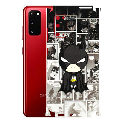 Samsung A/S Series Phone Skins (All Models) - Toon Batman - 3D Embossed Finish (L-182) Samsung Galaxy S20