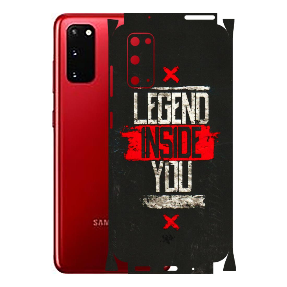 Samsung A/S Series Phone Skins (All Models) - Legend Inside You - 3D Embossed Finish (L-186) Samsung Galaxy S20