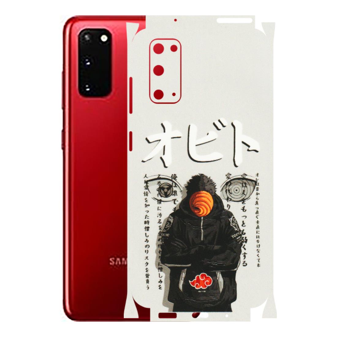 Samsung A/S Series Phone Skins (All Models) - Obito Anime Eye - 3D Embossed Finish (L-19) Samsung Galaxy S20