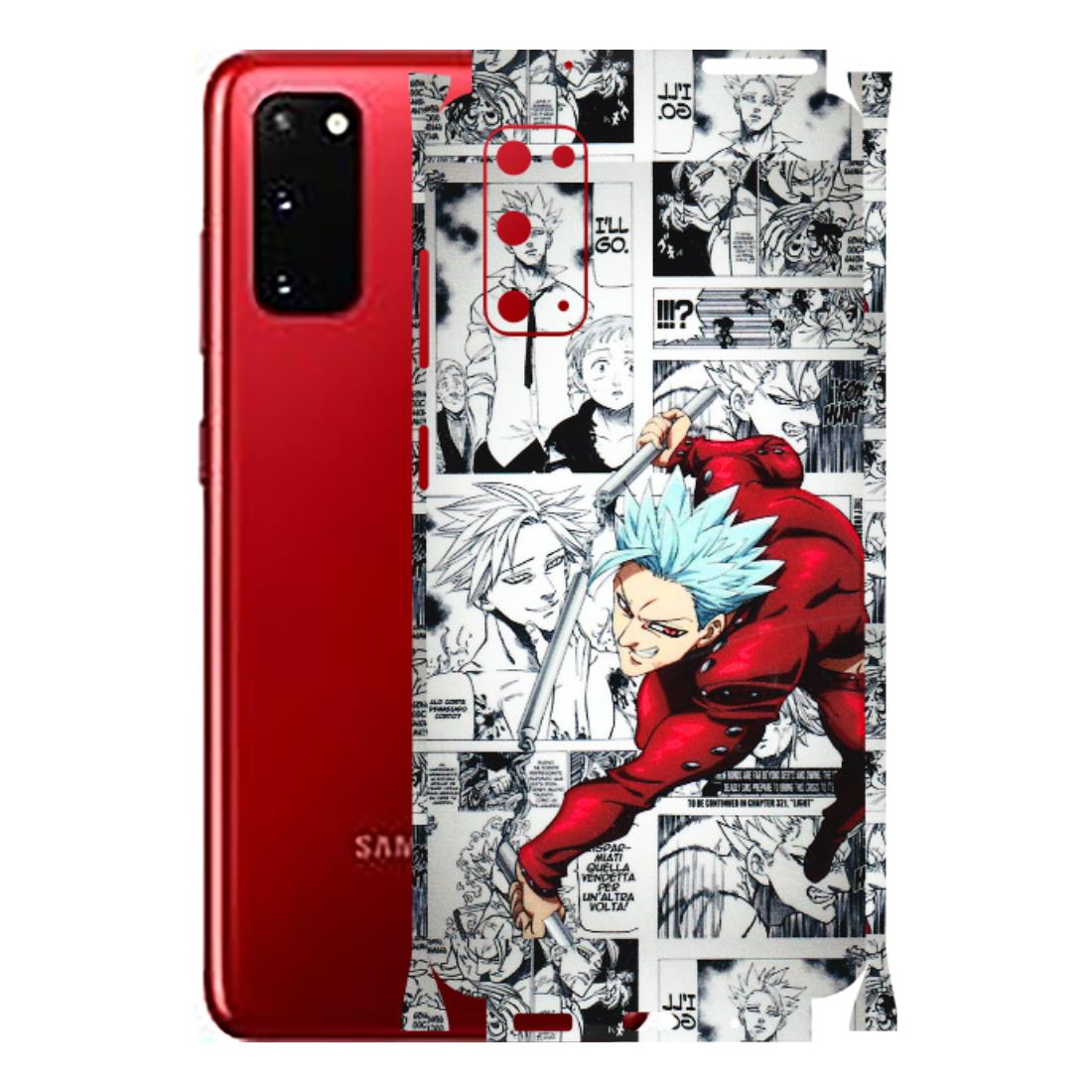 Samsung A/S Series Phone Skins (All Models) - Anime Comic - 3D Embossed Finish (L-192) Samsung Galaxy S20
