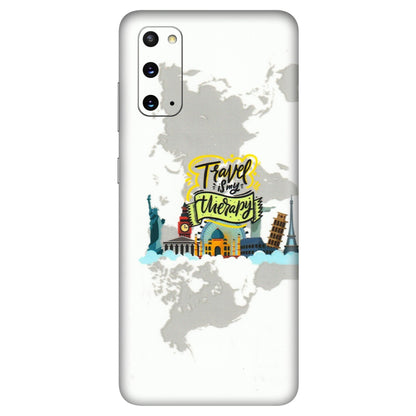 Samsung A/S Series Phone Skins (All Models) - Travel Therapy - 3D Embossed Finish (L-199) Samsung Galaxy S20