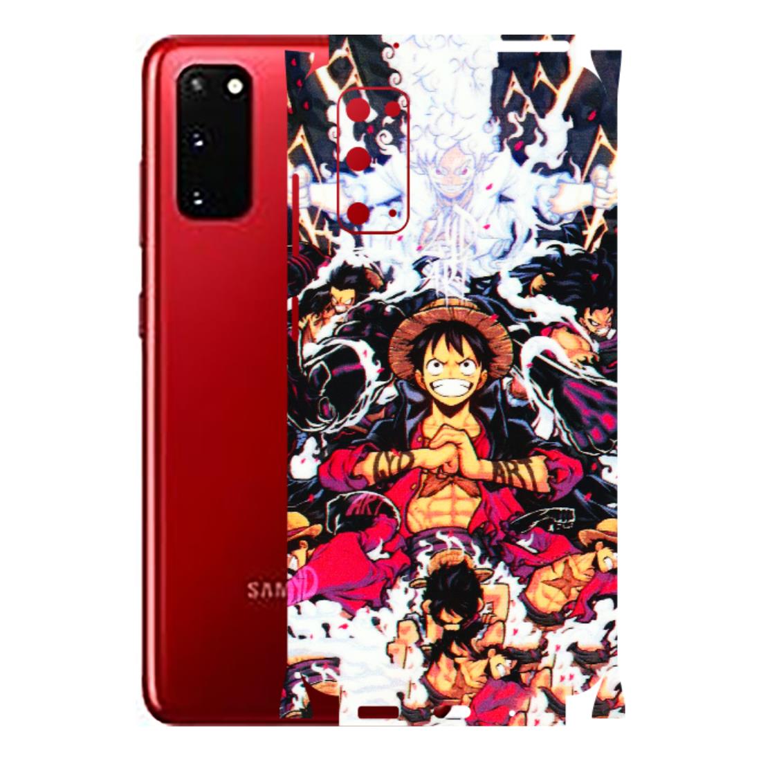 Samsung A/S Series Phone Skins (All Models) - Luffy Anime Character - 3D Embossed Finish (L-203) Samsung Galaxy S20