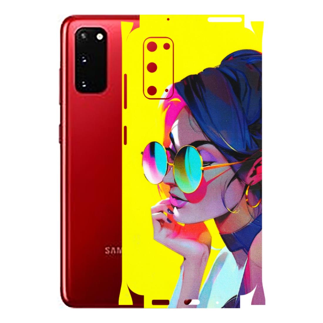 Samsung A/S Series Phone Skins (All Models) - Bold Stylish Girl - 3D Embossed Finish (L-222) Samsung Galaxy S20