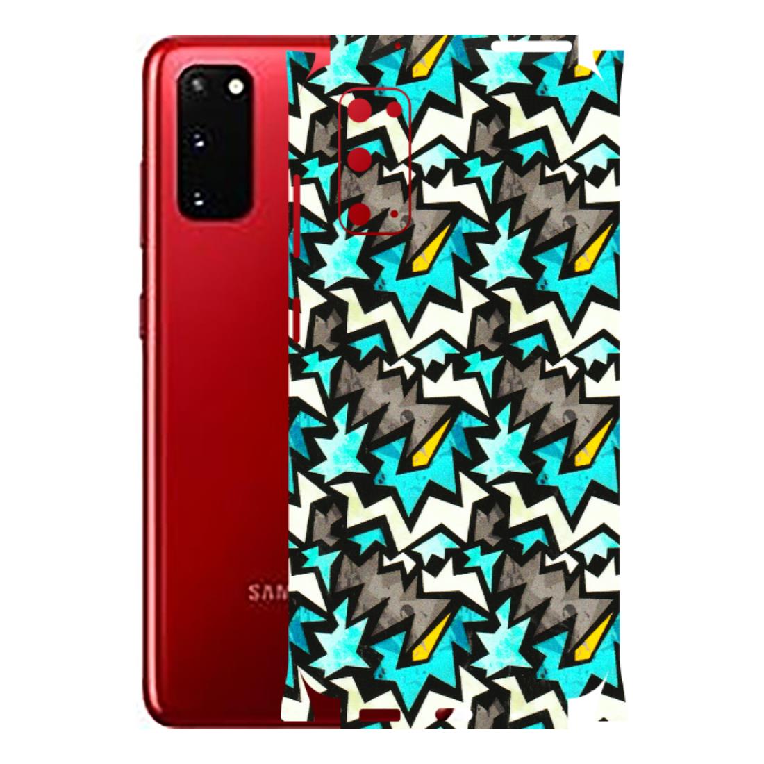 Samsung A/S Series Phone Skins (All Models) - Funky Zig Zag - 3D Embossed Finish (L-223) Samsung Galaxy S20