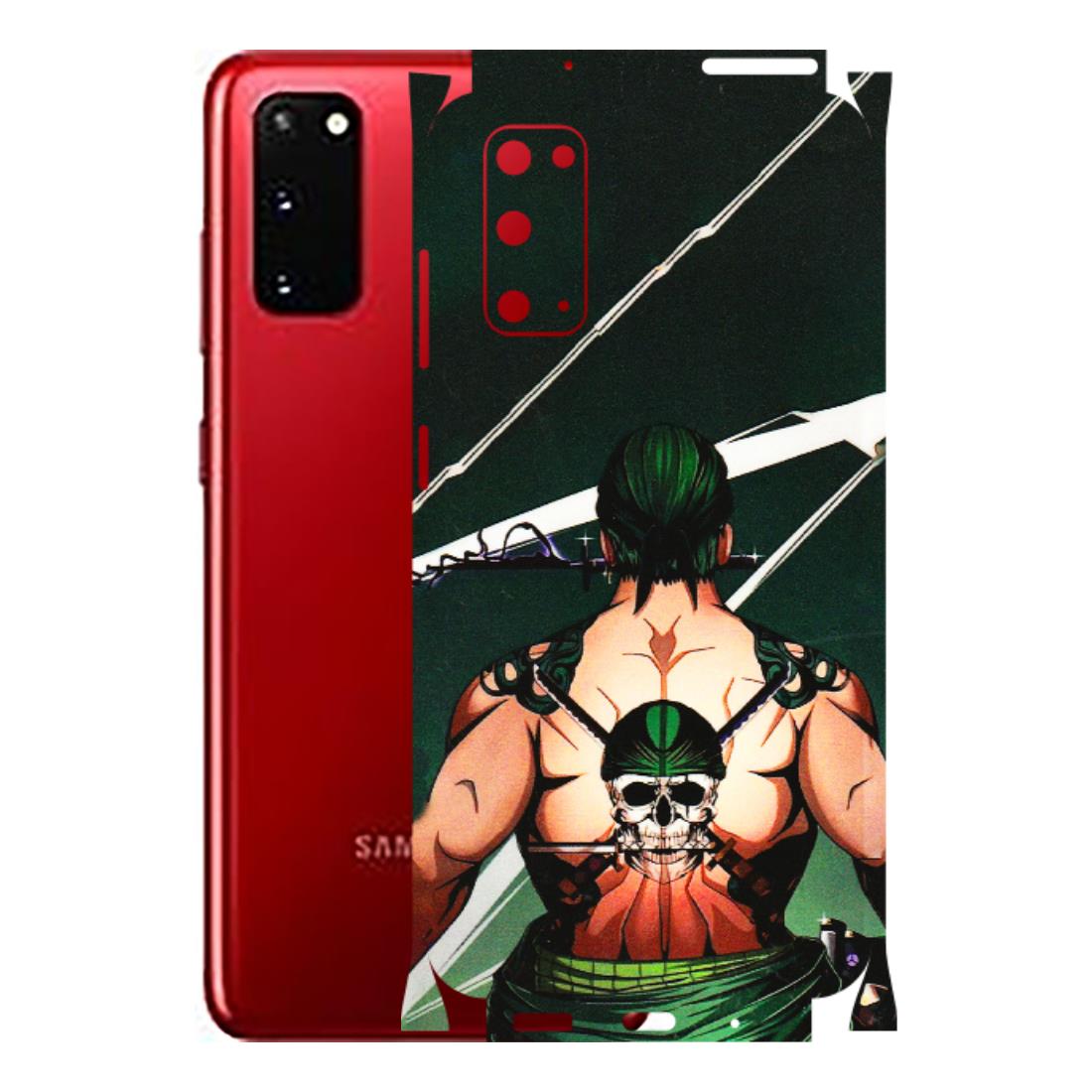 Samsung A/S Series Phone Skins (All Models) - Zoro Anime - 3D Embossed Finish (L-23) Samsung Galaxy S20