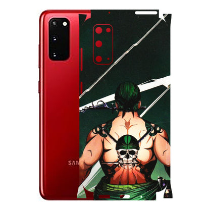 Samsung A/S Series Phone Skins (All Models) - Zoro Anime - 3D Embossed Finish (L-23) Samsung Galaxy S20