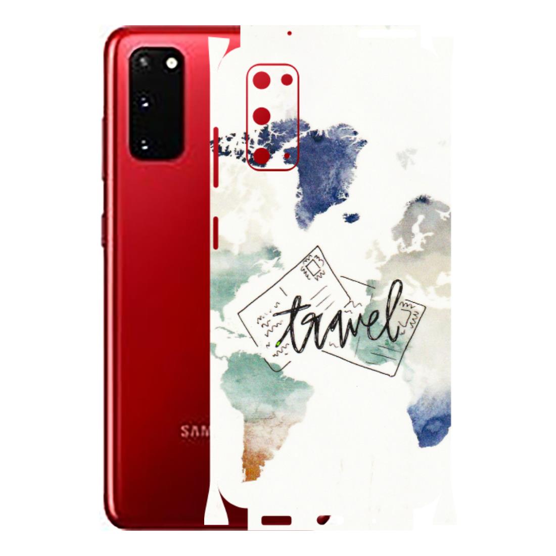 Samsung A/S Series Phone Skins (All Models) - Travel The World - 3D Embossed Finish (L-232) Samsung Galaxy S20