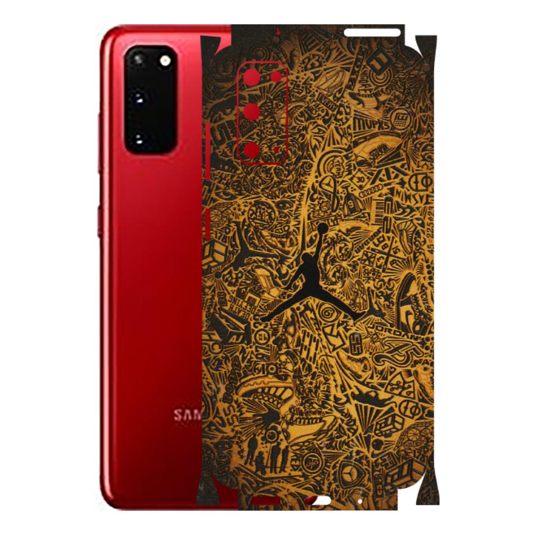 Samsung A/S Series Phone Skins (All Models) - Premium Gold Basketball Player - 3D Embossed Finish (L-236) Samsung Galaxy S20
