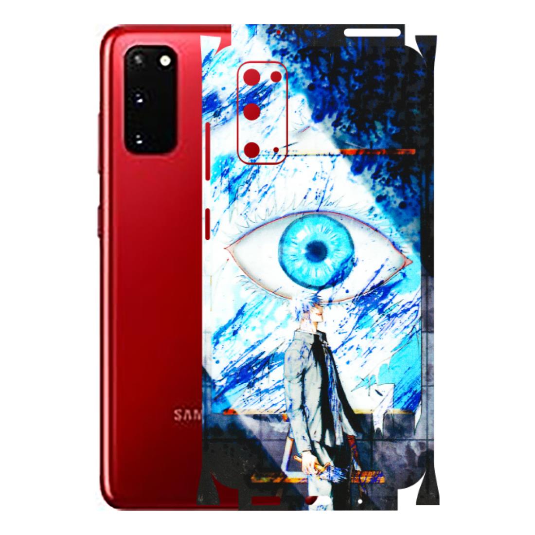 Samsung A/S Series Phone Skins (All Models) - Gojo Satoru evil eye - 3D Embossed Finish (L-239) Samsung Galaxy S20