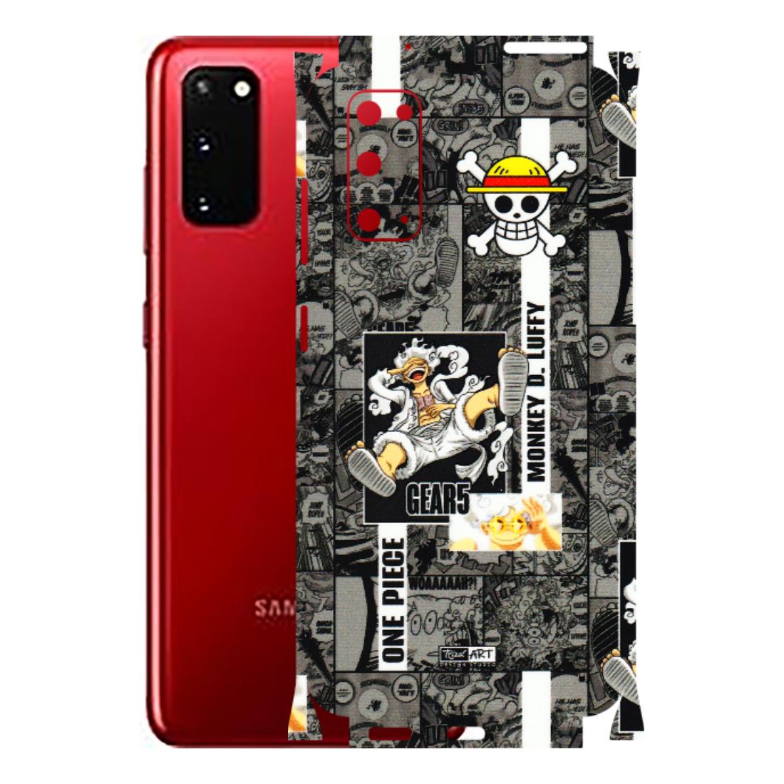 Samsung A/S Series Phone Skins (All Models) - Cuffy Anime MonkeyCamic - 3D Embossed Finish (L-242) Samsung Galaxy S20