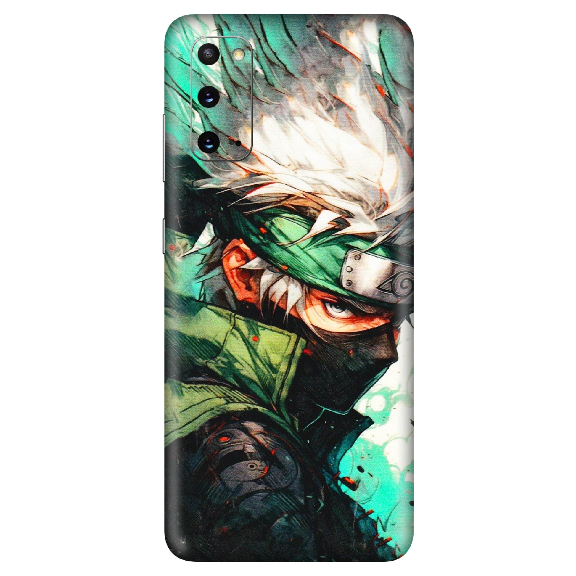 Samsung A/S Series Phone Skins (All Models) - Kakashi Side Profile - 3D Embossed Finish (L-249) Samsung Galaxy S20
