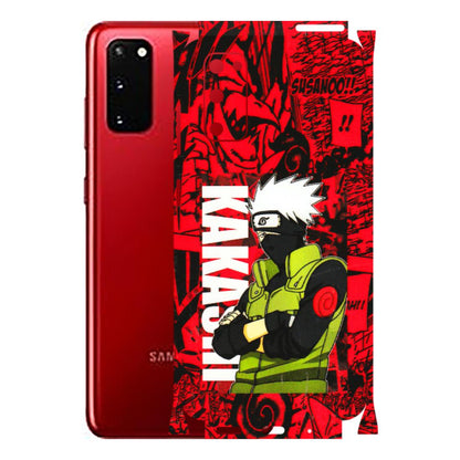 Samsung A/S Series Phone Skins (All Models) - Kakashi Red Anime - 3D Embossed Finish (L-251) Samsung Galaxy S20