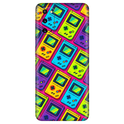 Samsung A/S Series Phone Skins (All Models) - Gameboy Colourful - 3D Embossed Finish (L-266) Samsung Galaxy S20