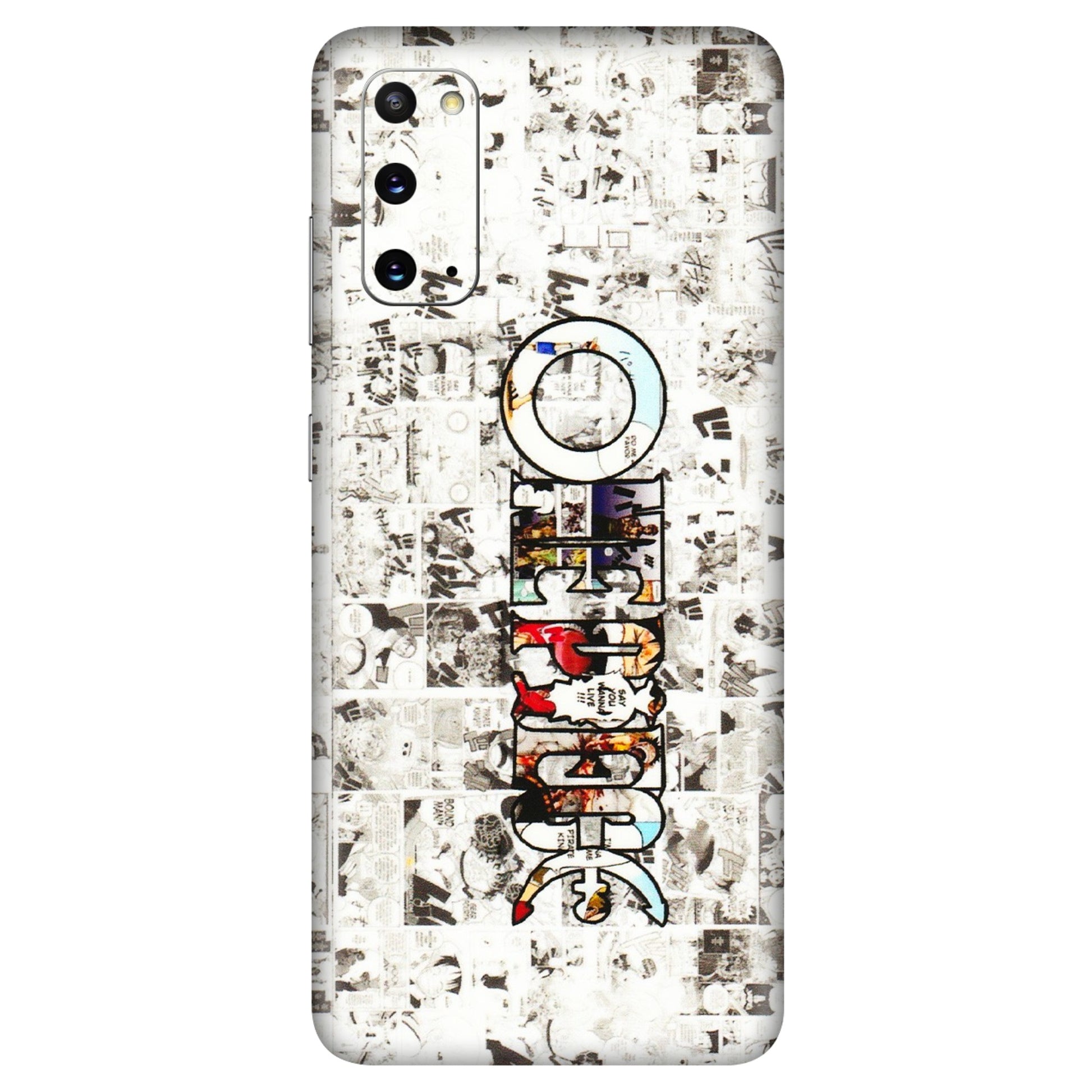 Samsung A/S Series Phone Skins (All Models) - One Piece Manga - 3D Embossed Finish (L-26) Samsung Galaxy S20
