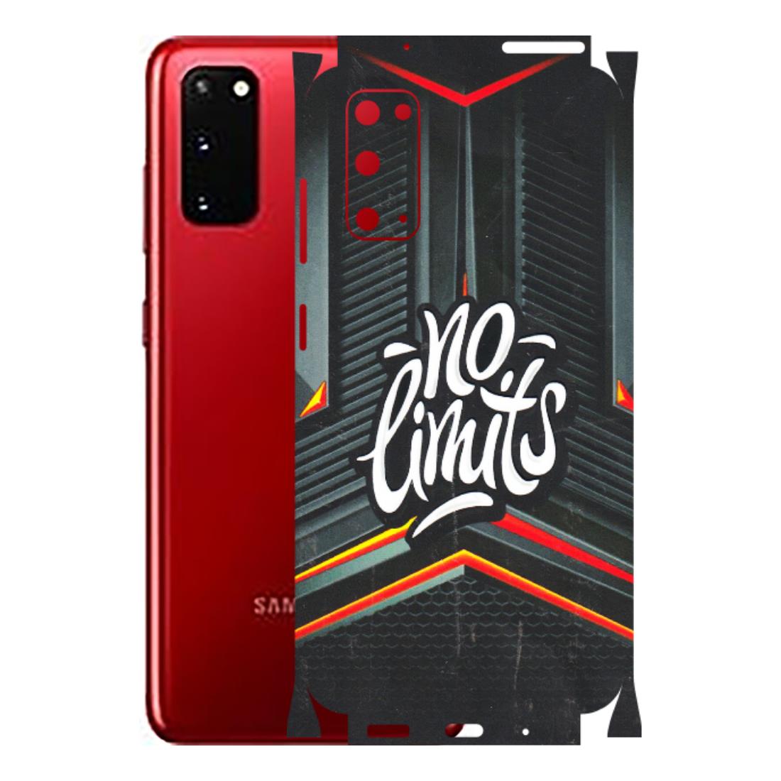 Samsung A/S Series Phone Skins (All Models) - No Limits - 3D Embossed Finish (L-286) Samsung Galaxy S20