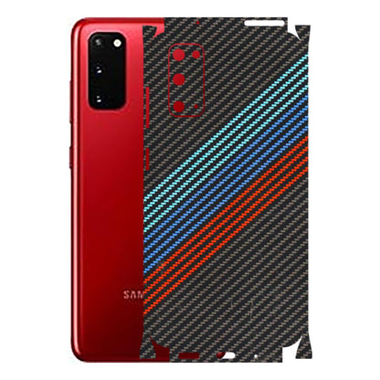 Samsung A/S Series Phone Skins (All Models) - Carbon BM - 3D Embossed Finish (L-302) Samsung Galaxy S20