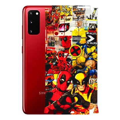Samsung A/S Series Phone Skins (All Models) - Spidy Wolverine - 3D Embossed Finish (L-310) Samsung Galaxy S20