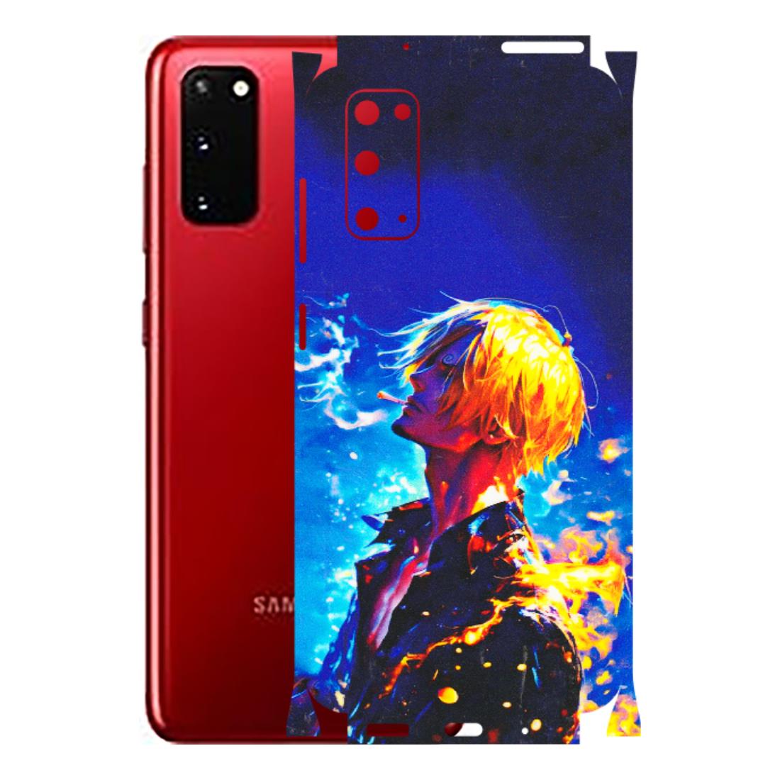 Samsung A/S Series Phone Skins (All Models) - Sanji Vinsmoke One Piece - 3D Embossed Finish (L-319) Samsung Galaxy S20