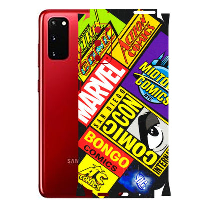 Samsung A/S Series Phone Skins (All Models) - Bongo Comic Con - 3D Embossed Finish (L-325) Samsung Galaxy S20
