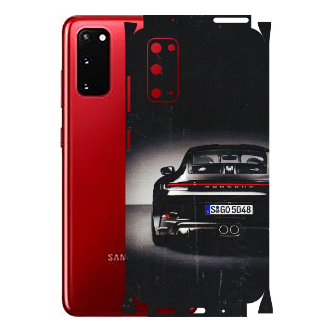 Samsung A/S Series Phone Skins (All Models) - New Black Porsche GT3 - 3D Embossed Finish (L-327) Samsung Galaxy S20