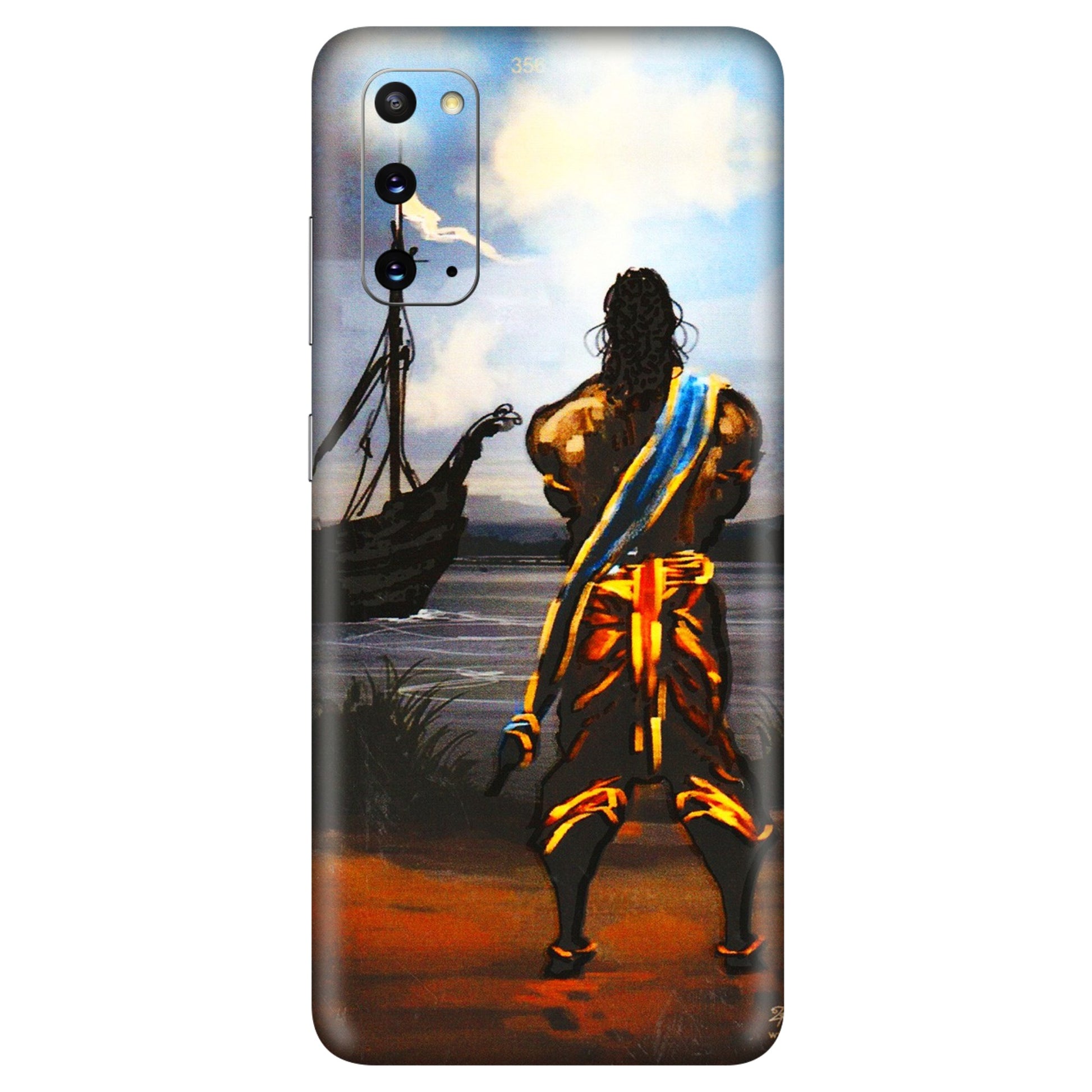 Samsung A/S Series Phone Skins (All Models) - Heavenly God Figure - 3D Embossed Finish (L-34) Samsung Galaxy S20