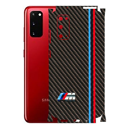 Samsung A/S Series Phone Skins (All Models) - BM Carbon Fiber Feels - 3D Embossed Finish (L-38) Samsung Galaxy S20