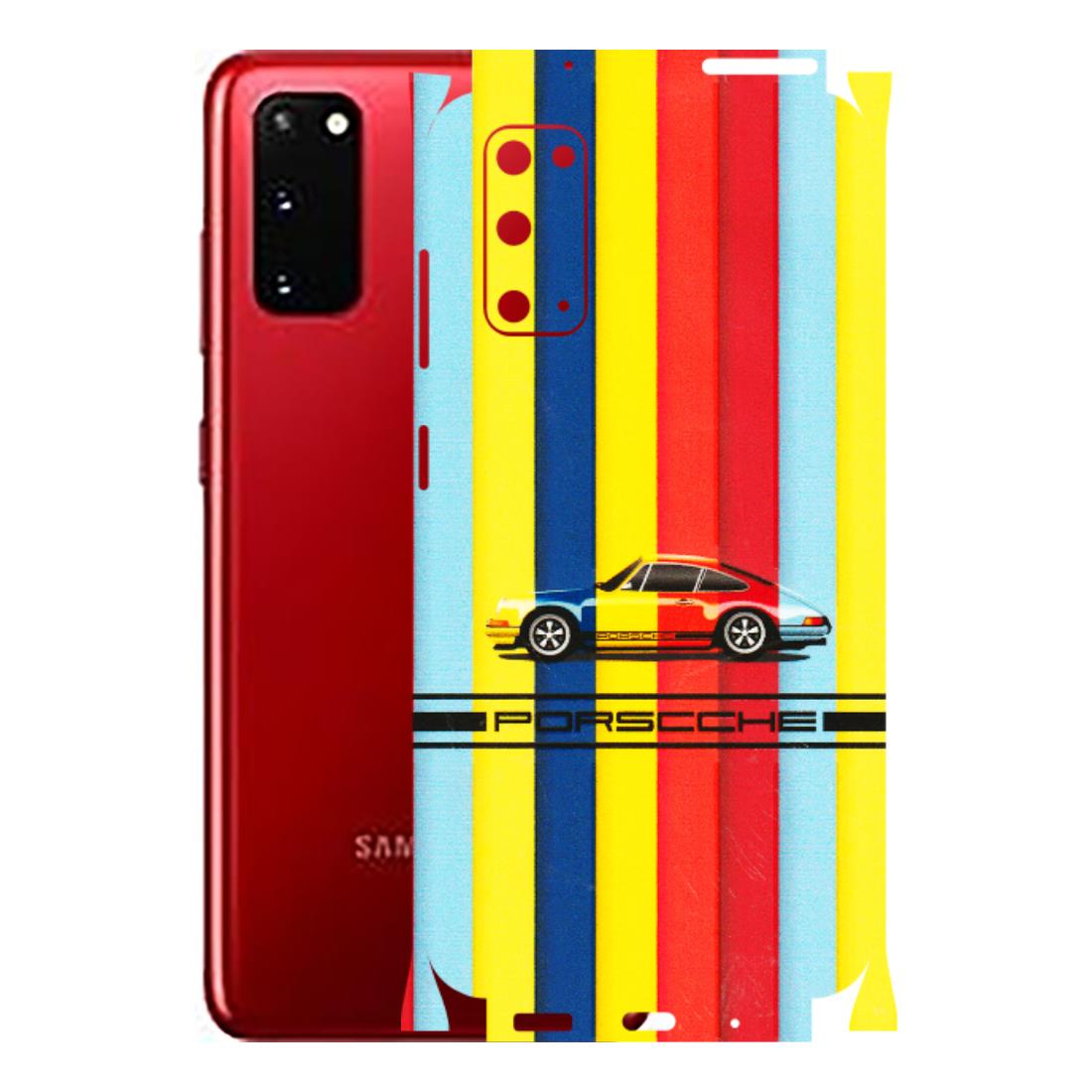 Samsung A/S Series Phone Skins (All Models) - Multicolour Porche - 3D Embossed Finish (L-39) Samsung Galaxy S20