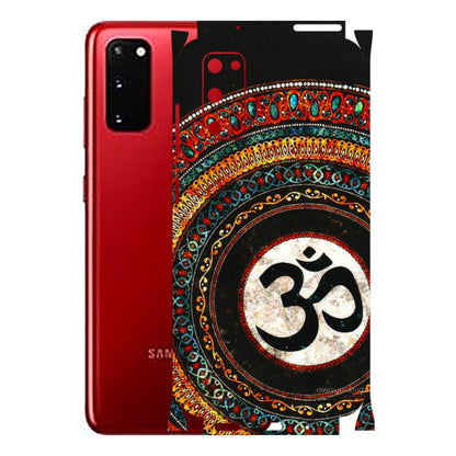 Samsung A/S Series Phone Skins (All Models) - Aum Chant Abstract - 3D Embossed Finish (L-42) Samsung Galaxy S20