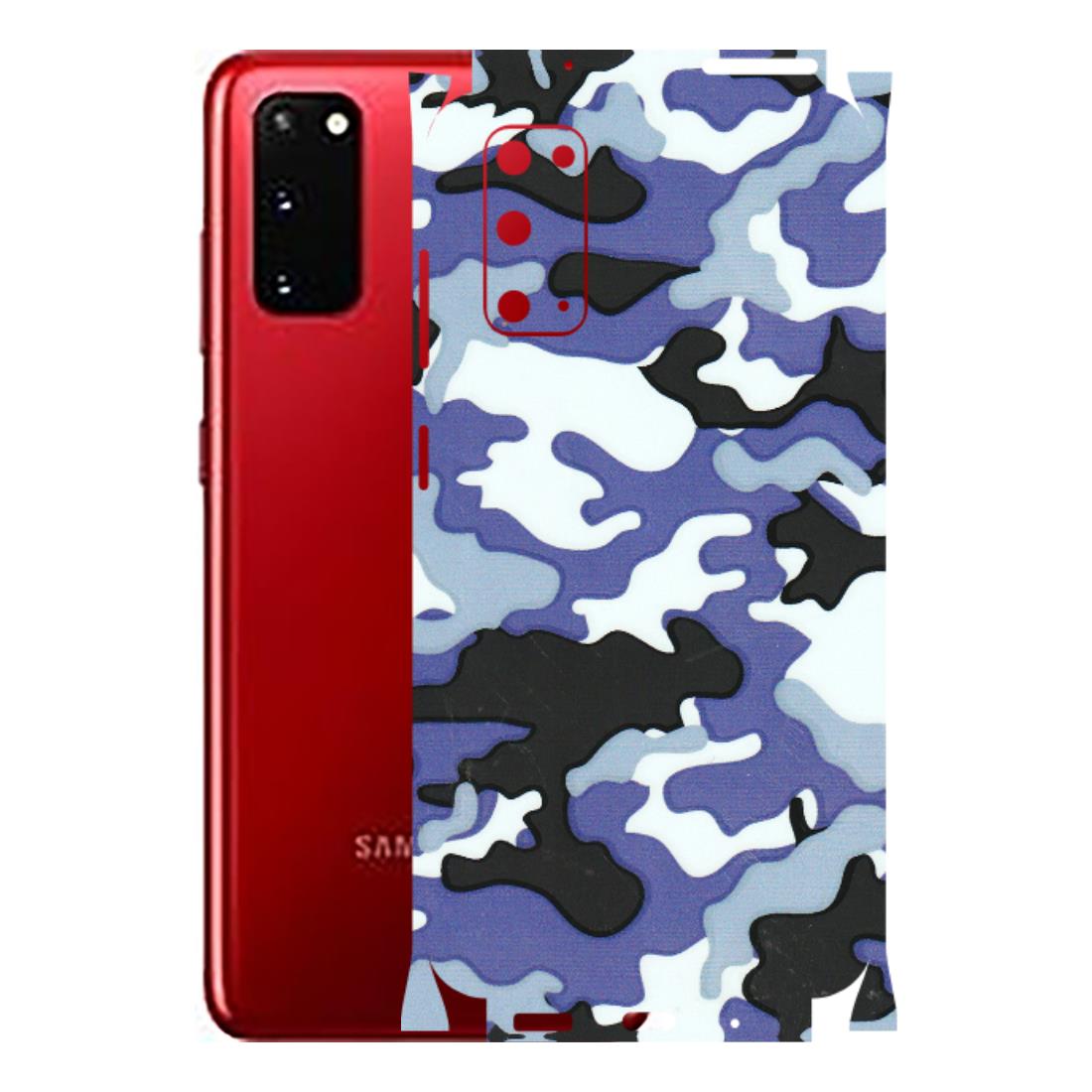 Samsung A/S Series Phone Skins (All Models) - Powerfull Military Camoflauge - 3D Embossed Finish (L-49) Samsung Galaxy S20