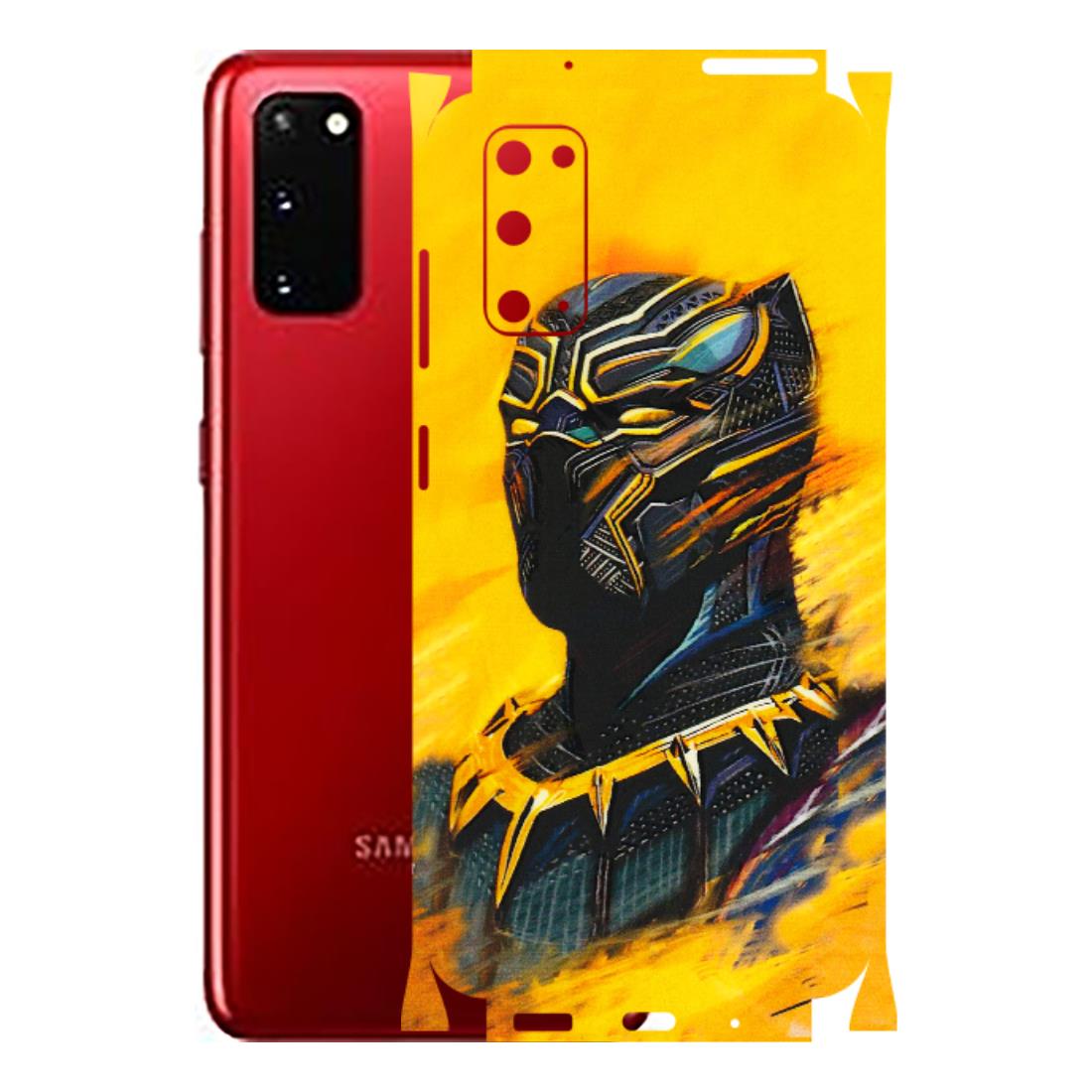 Samsung A/S Series Phone Skins (All Models) - Yellow Panther - 3D Embossed Finish (L-54) Samsung Galaxy S20