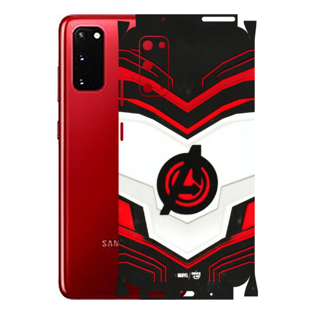 Samsung A/S Series Phone Skins (All Models) - Avengers Logo - 3D Embossed Finish (L-55) Samsung Galaxy S20