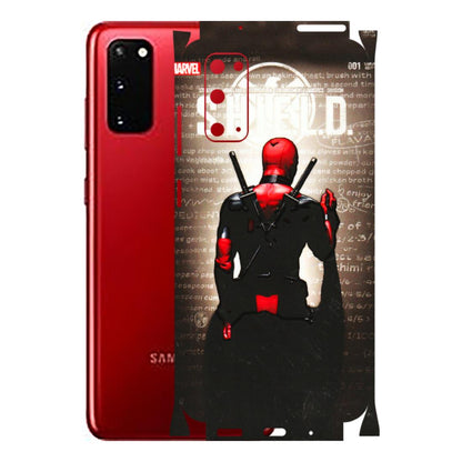 Samsung A/S Series Phone Skins (All Models) - Deadpool - 3D Embossed Finish (L-56) Samsung Galaxy S20