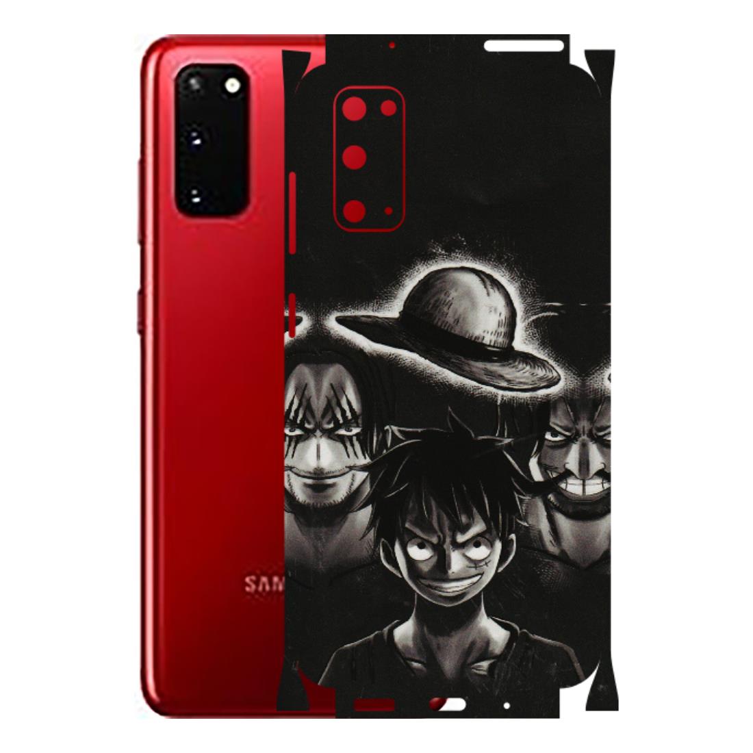 Samsung A/S Series Phone Skins (All Models) - Black Luffy Hat - 3D Embossed Finish (L-57) Samsung Galaxy S20