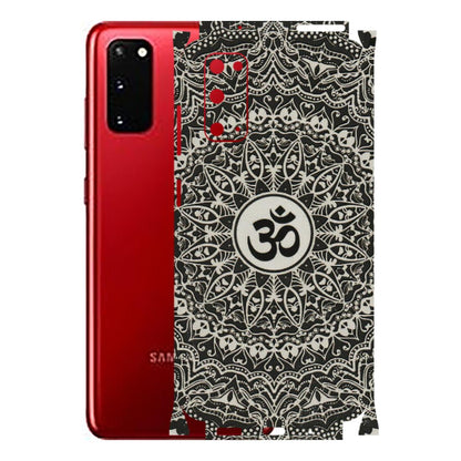 Samsung A/S Series Phone Skins (All Models) - Aum Elegant Mandala - 3D Embossed Finish (L-62) Samsung Galaxy S20