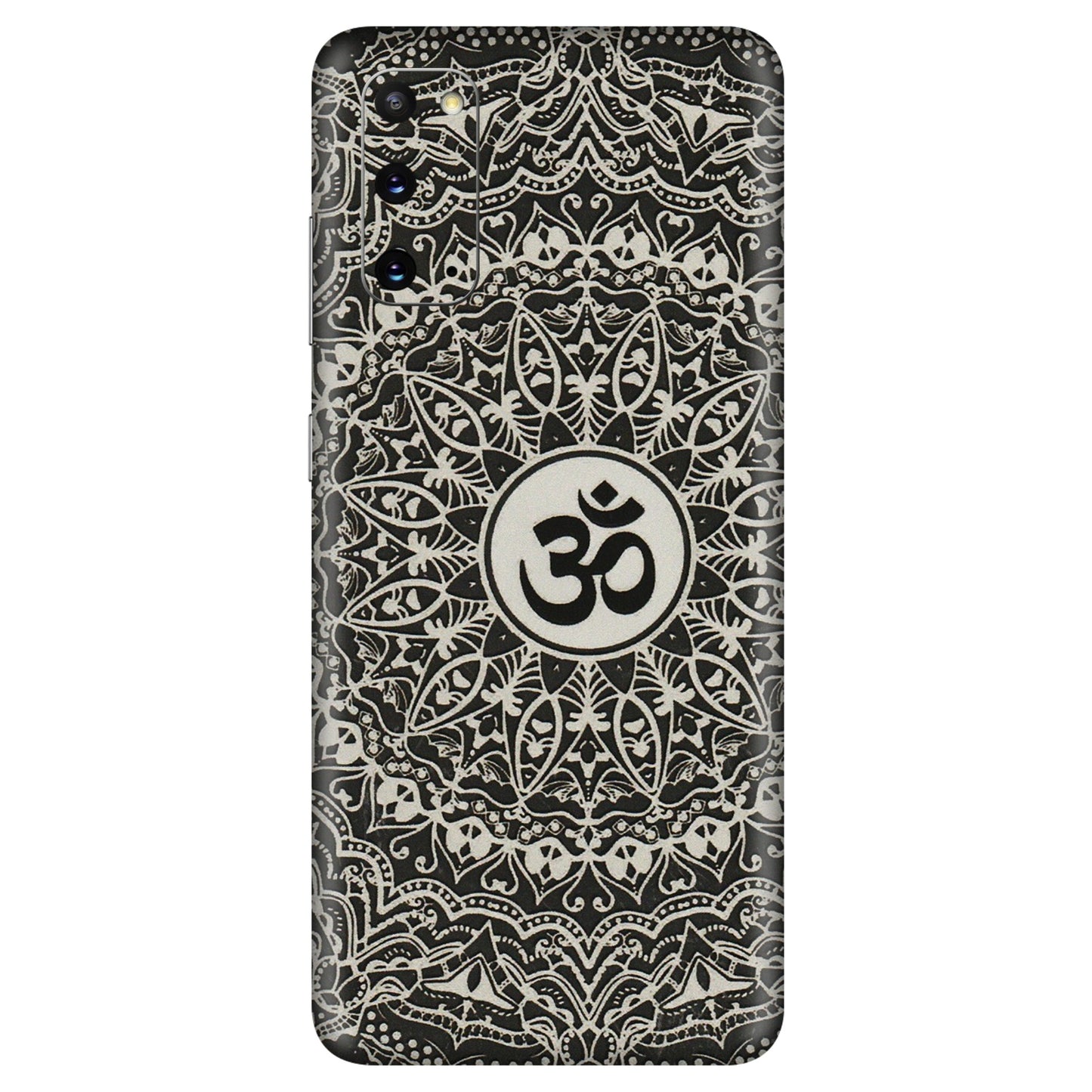 Samsung A/S Series Phone Skins (All Models) - Aum Elegant Mandala - 3D Embossed Finish (L-62) Samsung Galaxy S20