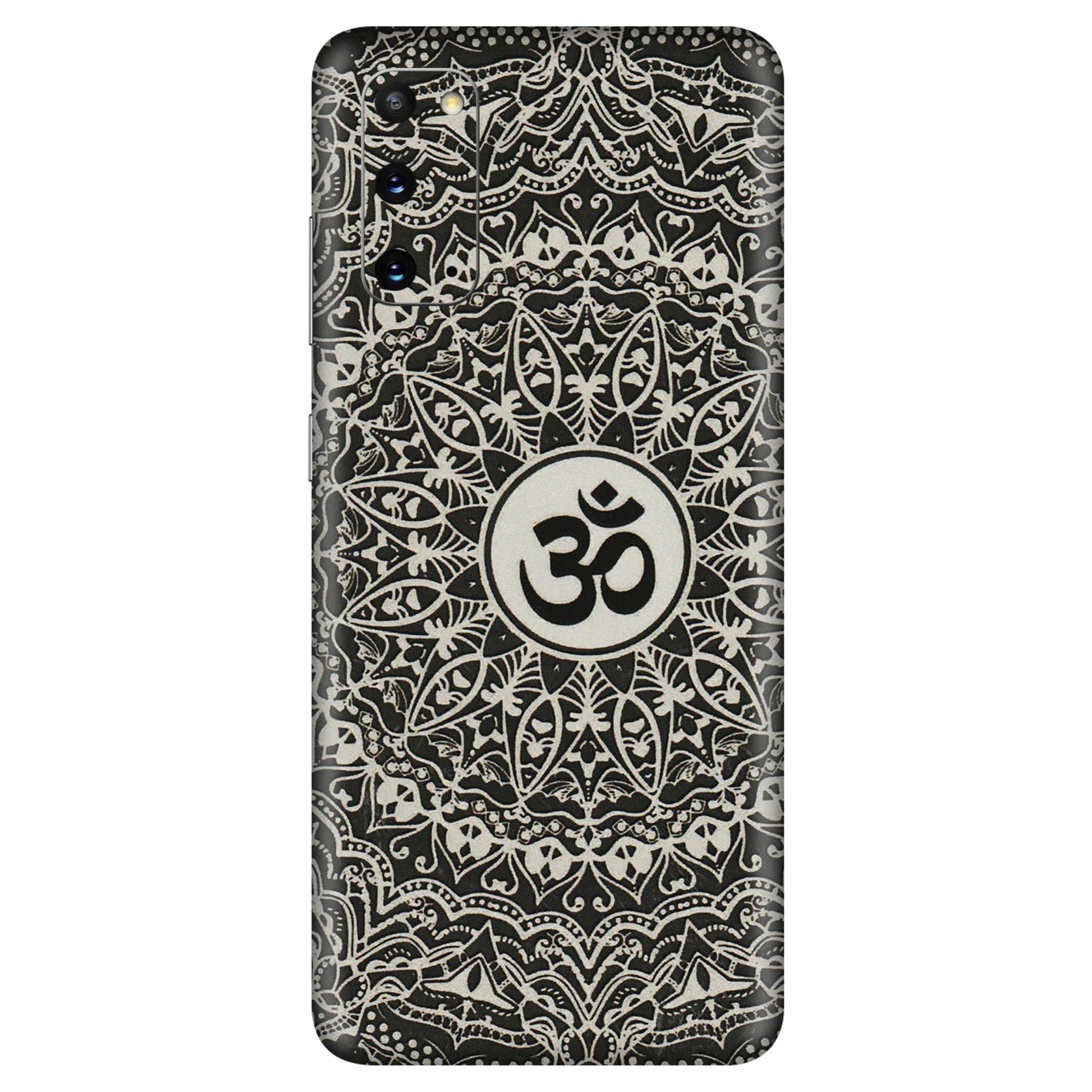 Samsung A/S Series Phone Skins (All Models) - Aum Elegant Mandala - 3D Embossed Finish (L-62) Samsung Galaxy S20